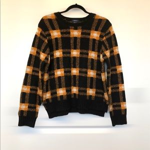 (2/40$) plaid sweater